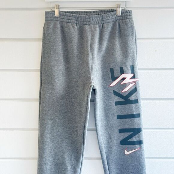 Nike 3 BRAND Kids' Vertical Logo Joggers In White/Carbon Light Grey Size XL NWOT - Picture 4 of 10